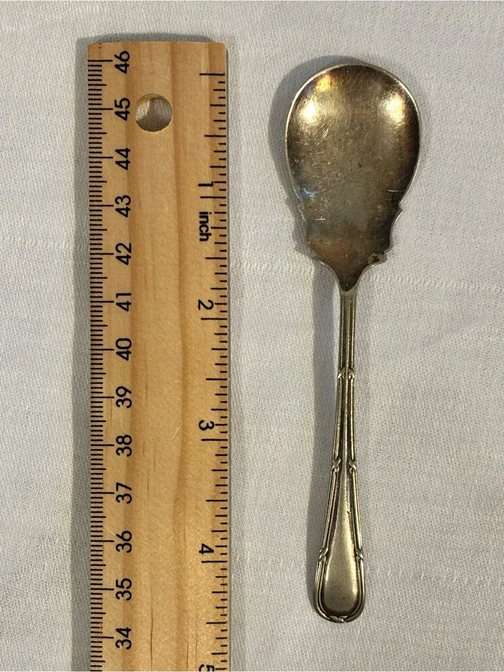 Vintage Sugar Shell Spoon Silver-plate E.P.N.S.